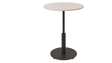 Стол Ibiza R light Lovko 60x60 Черный металл/кашемир фотография
