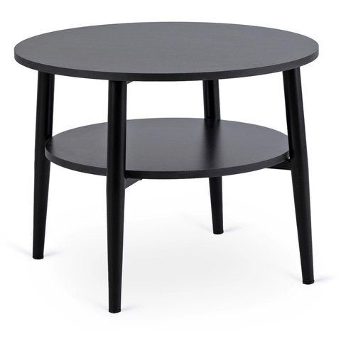 Журнальний столик MEBEL ELITE PAULO 60x60 Чорний фотографія