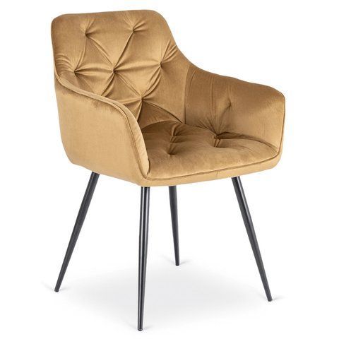Стул MEBEL ELITE MODESTO Velvet Горчица фотография