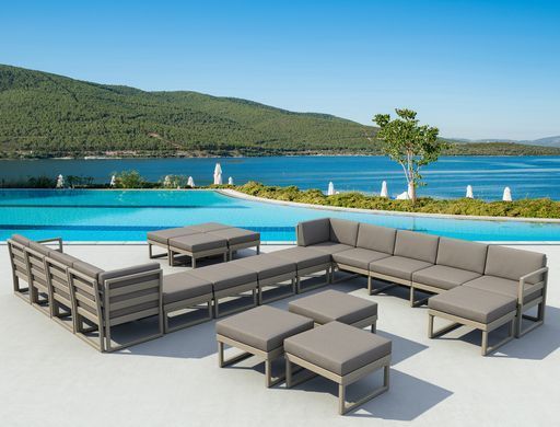 Комплект меблів для тераси Siesta Onto Mykonos Lounge Set XL Taupe Бежевий