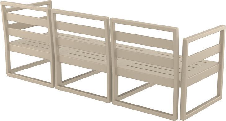 Комплект меблів для тераси Siesta Onto Mykonos Lounge Set XL Taupe Бежевий