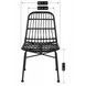 Стул MEBEL ELITE WALDI Черный