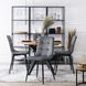 Стілець оксамитовий MEBEL ELITE PERU Velvet, Сірий