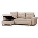 Кутовий диван лівий, оксамитовий MEBEL ELITE MATEO Velvet 248 см Бежевий Лівий