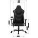 Стілець офісний поворотний MEBEL ELITE APEX Чорний