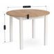 Стол кухонный раскладной MEBEL ELITE HARRY 102(142)х102 Дуб крафт/ Белый