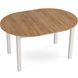 Стол кухонный раскладной MEBEL ELITE HARRY 102(142)х102 Дуб крафт/ Белый