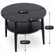 Журнальный столик MEBEL ELITE PAULO 60x60 Черный