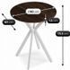 Стол MEBEL ELITE LAUREN 60X60 Орех/белый