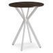 Стол MEBEL ELITE LAUREN 60X60 Орех/белый