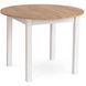 Стол кухонный раскладной MEBEL ELITE HARRY 102(142)х102 Дуб крафт/ Белый