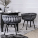Стілець поворотний оксамитовий MEBEL ELITE LILI Velvet Сірий