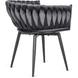 Стілець поворотний оксамитовий MEBEL ELITE LILI Velvet Сірий