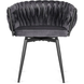 Стілець поворотний оксамитовий MEBEL ELITE LILI Velvet Сірий