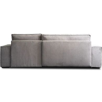 Кутовий диван універсальний MEBEL ELITE ALEX 262 см тканина Сірий фотографія