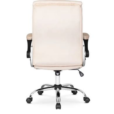 Стілець офісний поворотний оксамитовий MEBEL ELITE SORIN 2 Velvet Бежевий фотографія