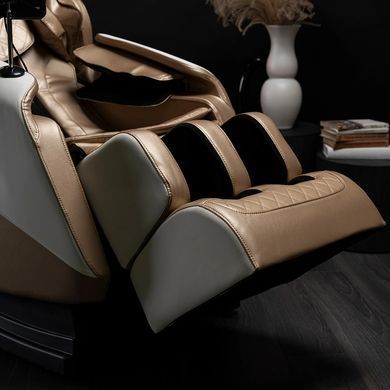 Массажное кресло MEBEL ELITE RX ULTRA PRO MAX экокожа бежевий фотография