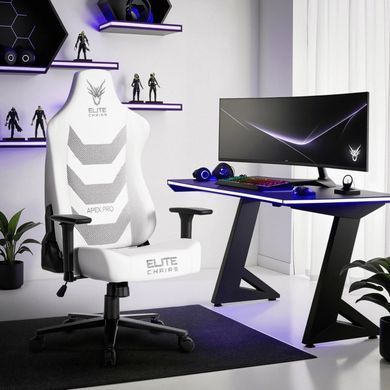Стул офисный поворотный MEBEL ELITE APEX Белый фотография