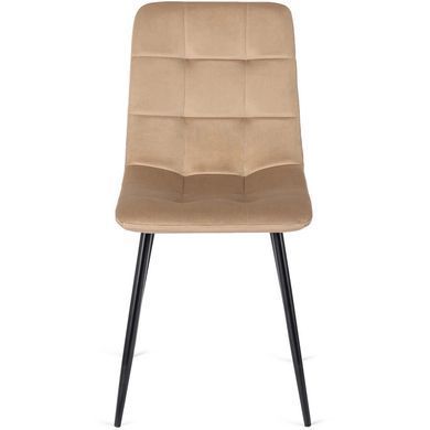 Комплект стол раскладной MEBEL ELITE CLARK 120(160)х80 см Дуб артизан/черный +6с тула PERU Беж фотография
