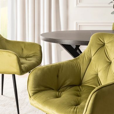 Стул MEBEL ELITE MODESTO Velvet Оливка фотография