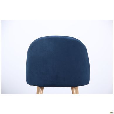 Стул Sherry beech Velvet AMF Синий фотография