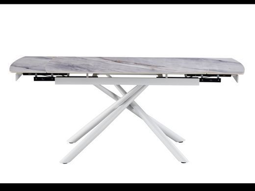 Керамический стол Пино TML-1200-1 VETRO 140(200)x90 Айсберг + белый фотография