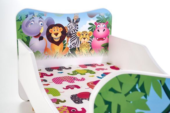Кровать детская HAPPY JUNGLE Halmar 76x145 фотография
