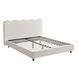 Кровать двуспальная MEBEL ELITE IZMIR 160x200 см Кремовый Букле