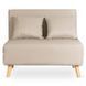 Диван розкладний MEBEL ELITE MARRY 2 тканина Беж
