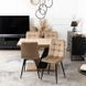 Комплект стол раскладной MEBEL ELITE CLARK 120(160)х80 см Дуб артизан/черный +6с тула PERU Беж
