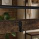Вешалка MEBEL ELITE JETT 70 рустикальный дуб/черный