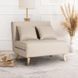 Диван розкладний MEBEL ELITE MARRY 2 тканина Беж