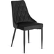 Стул бархатный MEBEL ELITE CORK Velvet Черный