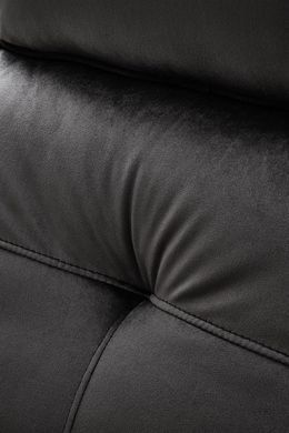Крісло розкладне SEMIR 2 Velvet Halmar Чорний фотографія