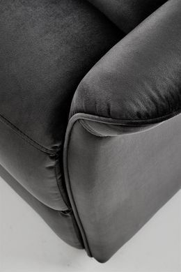 Крісло розкладне SEMIR 2 Velvet Halmar Чорний фотографія