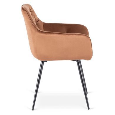 Стілець MEBEL ELITE MODESTO Velvet Рудий фотографія