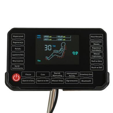 Масажне крісло MEBEL ELITE RX ULTRA PRO MAX екошкіра чорний фотографія