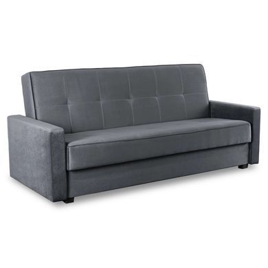Набор из 2х раскладных диванов MEBEL ELITE ALUNA 212 см Серый фотография