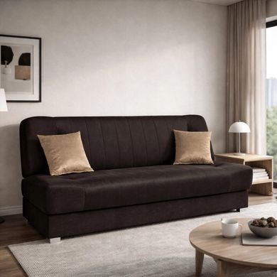 Диван розкладний MEBEL ELITE PIANO 190 см Коричневий фотографія