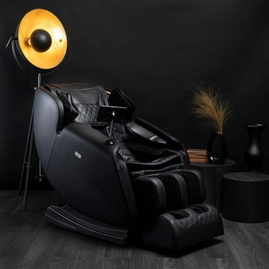 Масажне крісло MEBEL ELITE RX ULTRA PRO MAX екошкіра чорний фотографія