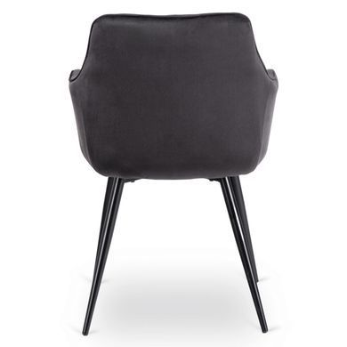 Стілець MEBEL ELITE MODESTO Velvet Чорний фотографія