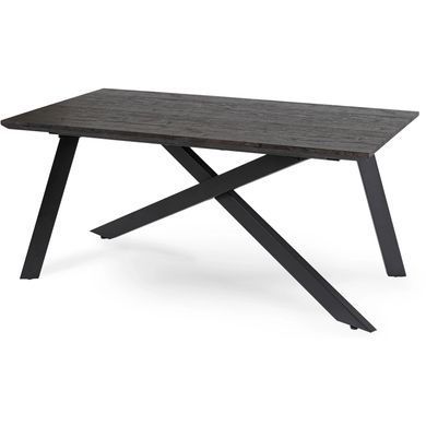 Стіл розкладний MEBEL ELITE HAMILTON 160(200)х90 Чорний фотографія