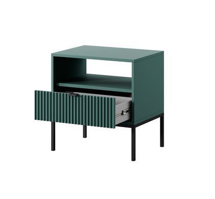 Тумба прикроватная Perfect Home Нова / Nova S54 черный Лабрадор фотография