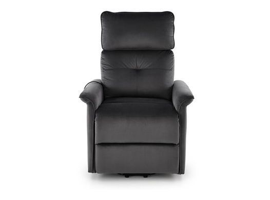 Крісло розкладне SEMIR 2 Velvet Halmar Чорний фотографія
