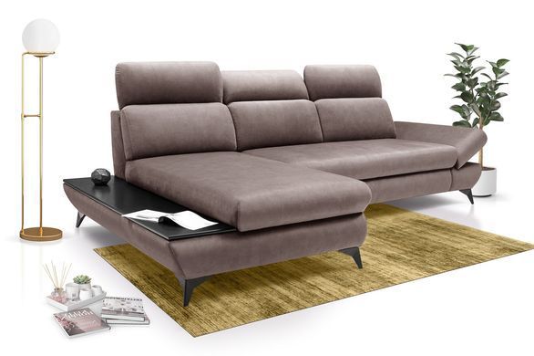 Диван кутовий розкладний TITAN на ніжках Perfect Home Польща фотографія