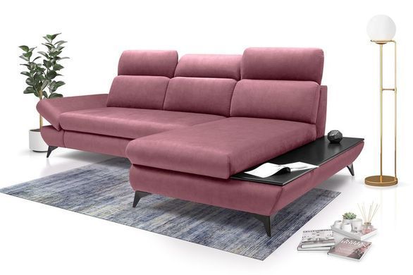 Диван кутовий розкладний TITAN на ніжках Perfect Home Польща фотографія