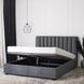 Ліжко двоспальне оксамитове 160x200 MEBEL ELITE MARI Velvet Сірий