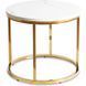 Журнальний столик CLIFF MEBEL ELITE 53x53 Білий мармур