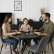 Стол MEBEL ELITE LAUREN 80X80 Черный