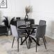 Стол MEBEL ELITE LAUREN 80X80 Черный